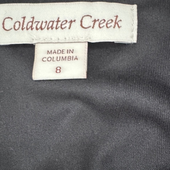 Coldwater Creek Luna Blue Knit Dress Size 8 NWT - Picture 5 of 7